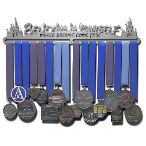 Allied Medal Hangers Believing in Yourself Makes Dreams Come True - Multiple Size Options Available - Medal Award Holder Display Hanger Rack