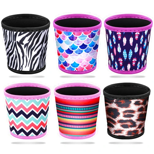 Patelai 6 Pieces Hot Cup Sleeves Reusable Neoprene Cup Insulator Sleeve Washable Insulated Coffee Sleeve Heat Resistant Insulated Coffee Sleeve Cup Holders for Coffee Tea Hot Cold Beverage