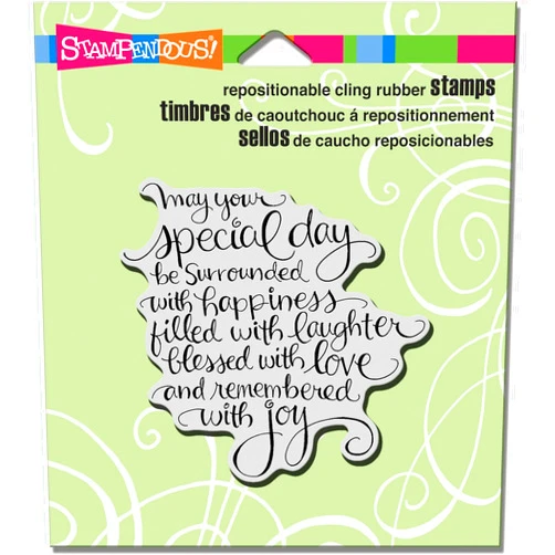 Stampendous Cling Stamp, Special Day, Green
