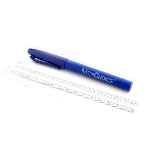 MediChoice Skin Marker, w/Ruler, Sterile, 1314077733 (Box of 25)