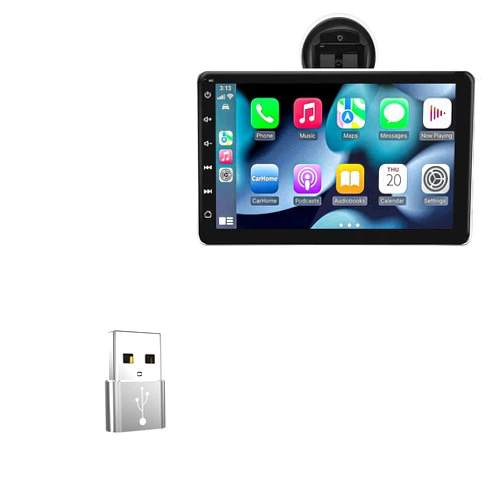 BoxWave Adapter Compatible with Eslyyds Portable Car Radio (7 in) - USB-A to C PortChanger (5-Pack), USB Type-C OTG USB-A Convert Charging Data - Metallic Silver