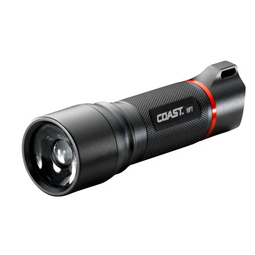 Coast HP7 Handheld Focusing Flashlight, Black