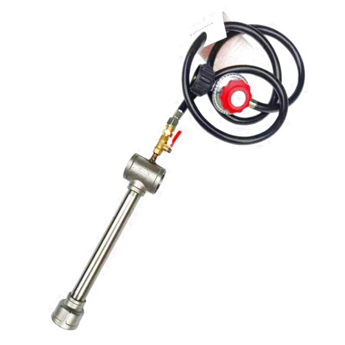 LSMIITTH Forge Gas Burner,Gas Metal Melting Furnace Propane Gas Forge Burner,High Pressure Cast-Iron Burner Head, Burner Assembly Flame Control System, Propane Burner Replacement, Blacksmith Knife Making