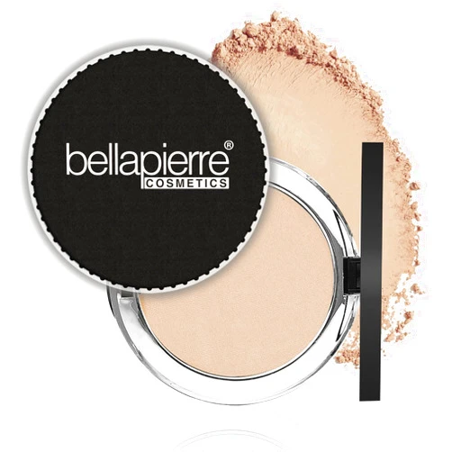 bellapierre Compact Mineral Foundation SPF 15 | Vegan & Cruelty Free Natural Makeup | Full Coverage Matte Foundation | Hypoallergenic | Oil & Talc Free - 0.35 Oz - Latte