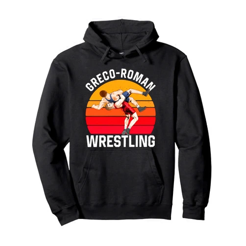 The Weird Shop Greco Roman Wrestling Freestyle Wrestler Training Pullover Hoodie