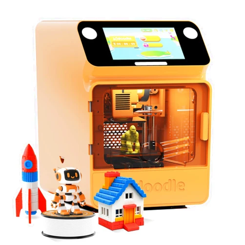 SUNLU 3D Printer for Kids, Safe for Children, Toy 3D Printer, STEM Learning Mate, Wi-Fi & App Control, Weekly Update Toy Library, Touch Screen, Mini Size, Easy Setting/One Click to Print