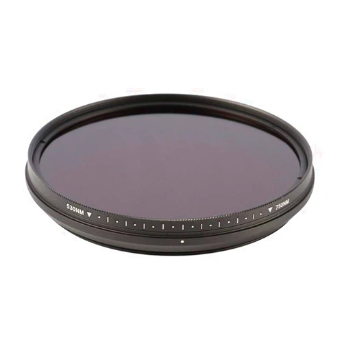Runshuangyu 77mm 6 in 1 Infrared IR Pass X-Ray Lens Filter, Adjustable 530nm to 750nm Screw-in Filter for Canon Nikon Sony Panasonic Fuji Kodak DSLR Camera