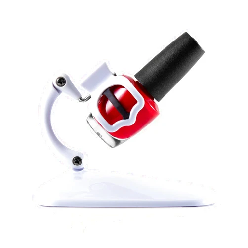 Grip & Tip Grip and Tip Nail Polish Bottle Holder - Fingernail Polish Bottle Holder | Tilted and Anti-Spill Stand | Fingernail Painting, Nail Art Tools | Nail Polish Accessories For Mani and Pedi