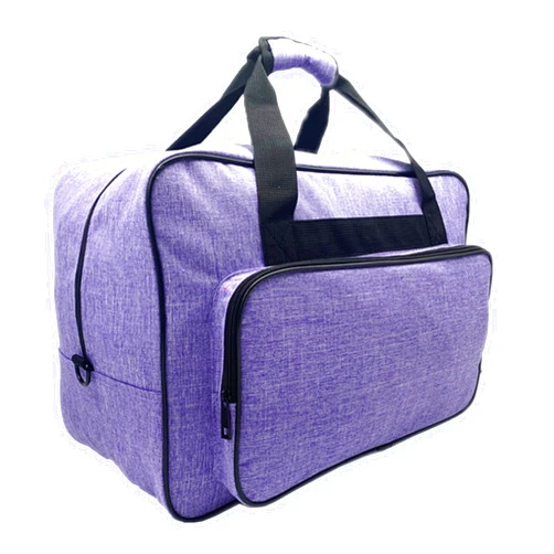 Haroranax Sewing Machine Carrying Case，Sewing Machine Carrying Case Tote Bag，Universal Tote Storage Bag with Pockets and Handles, Suitable for Most Standard Singer, Brother, Janome (PURPLE)
