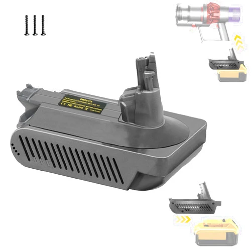 YMWLKJ for Dyson V10 Battery Adapter, Convert for DeWalt 20V 60V Battery to Power for Dyson V10 SV12 Battery Replacement, Only Fit for Dyson V10 Vacuum Cleaner (Not for V10 Slim and V11 Vacuums)