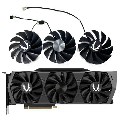 LTANDBR GA92S2U CF9015H12S 4PIN GPU RTX3080 RTX3090 Cooling Fan for Zotac RTX 3070Ti 3080 3080TI 3090 Trinity Oc Video Card Cooling Fan (Fan-ABC)