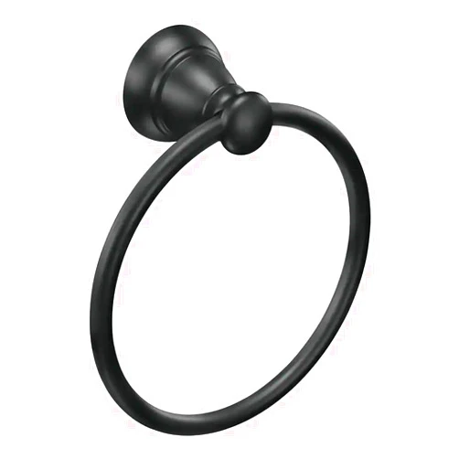 Moen Y2686bl Banbury Towel Ring, Matte Black