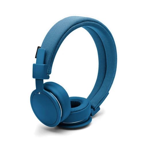 2PO Urbanears Plattan ADV Wireless - Collapsible Headphones with Handmade Drivers, Remote and Sharing Zoundplug - Indigo