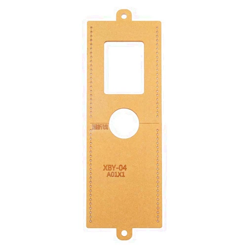TOPINCN Acrylic Templates, Wallet Acrylic Template Transparent Acrylic Business Card Wallet Bag Drawings Stencil Template Handbag Making Stencil Leather Hand Craft DIY Tool