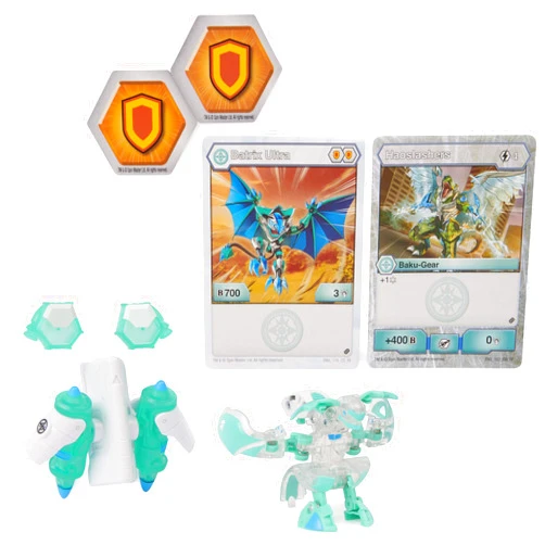 Bakugan Ultra, Batrix with Transforming Baku-Gear, Armored Alliance 3-inch Tall Collectible Action Figure