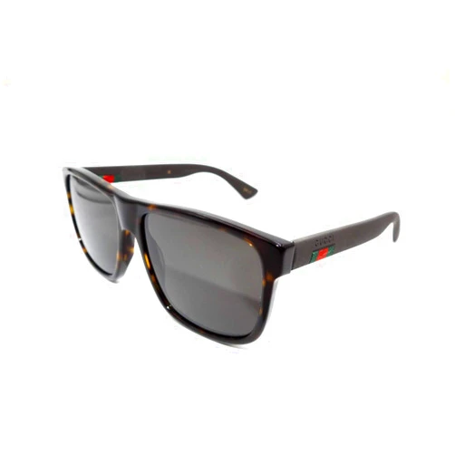 Gucci Polarized Grey Square Men's Sunglasses GG0010S 003 58