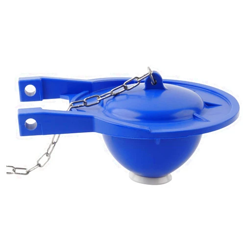 IFealClear Toilet Flapper Compatible with TOTO Flapper Model THU140S, Replaces 3-Inch Flappers Long Lasting Rubber Seal Water Conserve- Including Stainless Steel Chain and Hook, Easy to Install (Pack of 1, Blue)