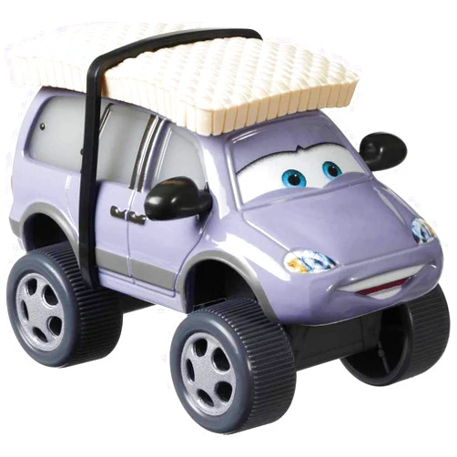 Disney Cars Toys Pixar Cars Die-Cast Oversized Leroy Traffik with Snow Tires Vehicle, Collectible Toy Truck Gifts for Kids Age 3 and Older, Multi