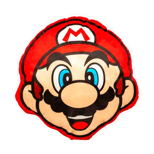 Franco Anime Gaming Bedding Soft Cozy Plush Decorative Pillow, One Size, Super Mario