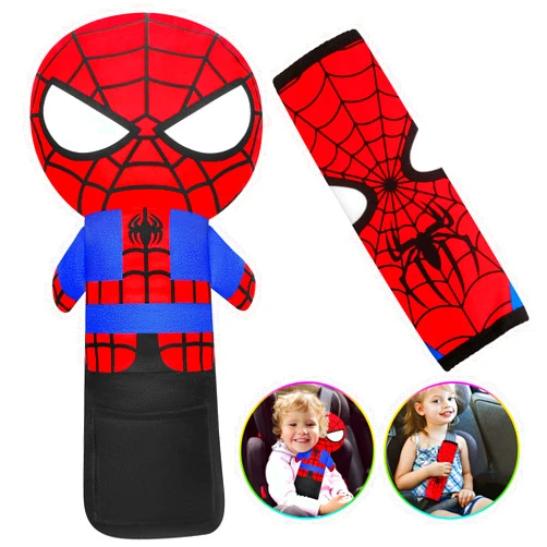 ISpralo Seat Belt Cover for Kids - Car Pillow for Kids Seat Belt Pillow Car Seatbelt Covers Seatbelt Cushion for Kids, Seat Strap Pillows Kids