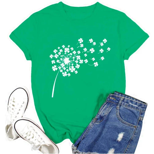 Ascrazy St Patricks Day Shirt for Women Lucky Shamrock Paddy's Day Tshirt Irish Clover Tee Top