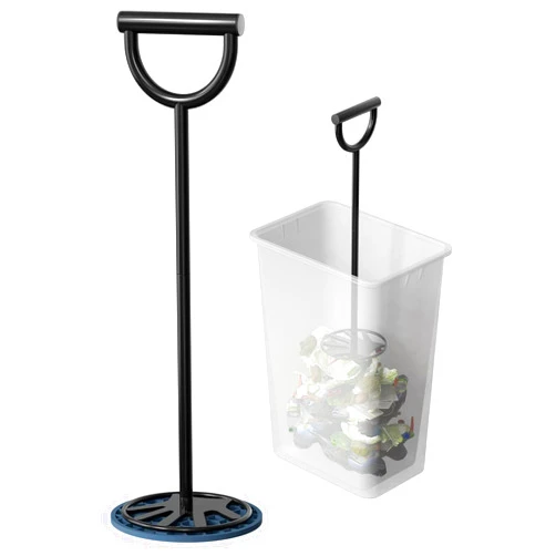 AMENER Trash Compactor for Kitchen All-Metal Manual Trash Can with No Electric Garbage Compressor, Freestanding Tamper Press Tool with Touchless Smasher Waste Compactor for Home and Outdoor Bin