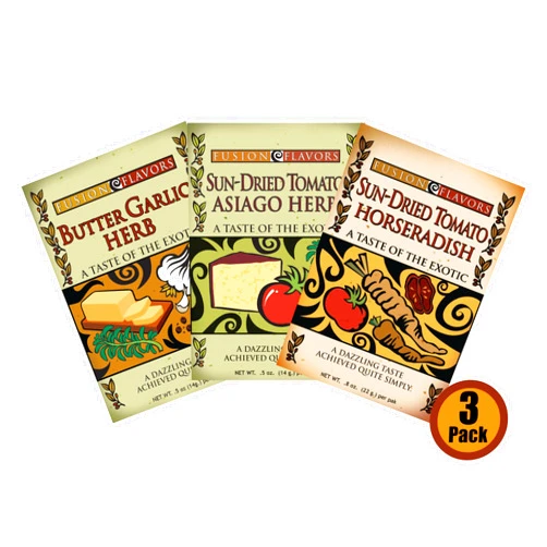 Fusion Flavors Dips and Seasonings Variety Packs - Impress the Chef 3 pack