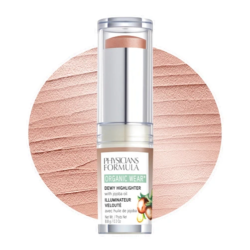 Physicians Formula Organic Wear All Natural Dewy Highlighter Stick Makeup, Makeup Honey Dew, Dermatologist Tested