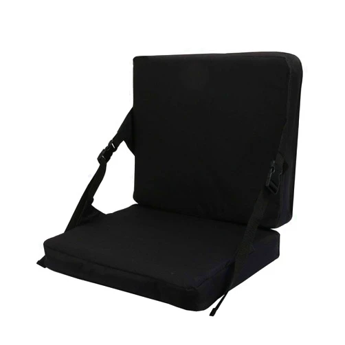 KIMI HOUSE Indoor & Outdoor Folding Chair Cushion, Foldable Portable Stadium Seat,Chair Cushion for Sports Events, Outing, Travelling，Hiking, Fishing