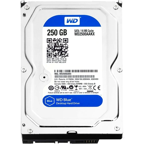 WD WESTERN DIGITAL WD2500AAKX Caviar Blue 250GB 7200 RPM 16MB cache SATA 6.0Gb/s 3.5 internal hard drive