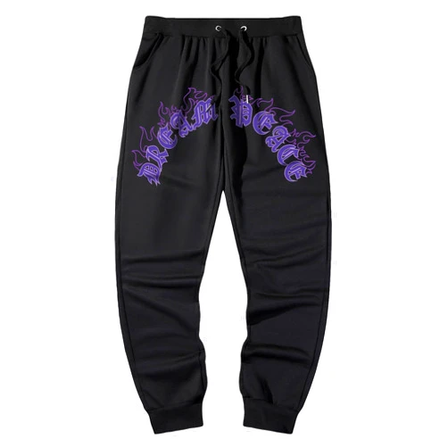 GORGLITTER Men's Graphic Sweatpants Cartoon Print Drawstring Waist Athletic Running Gym Jogger Pants