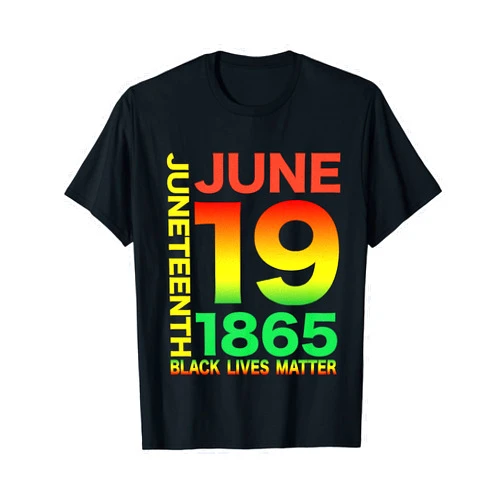 Juneteenth Is My Independence Day 19th June 06 BLM Happy Juneteenth Is My Independence Day Free ish Black Men T-Shirt