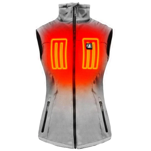 ActionHeat Women's 5V Heated Vest, Slim Lightweight Softshell with Battery Pack