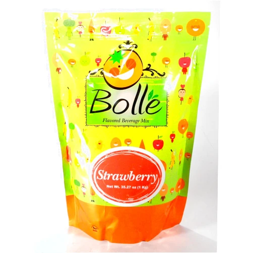 Bollé BOLLE Boba Bubble Tea Smoothie Powder Mix Drinks (Strawberry)
