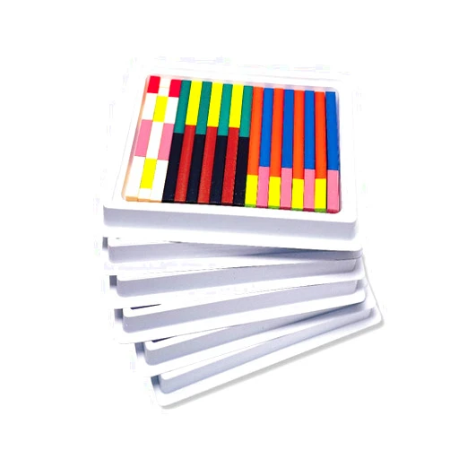 Learning Resources Cuisenaire Rods Multi-Pack: Plastic Rods, 6 Sets of 74