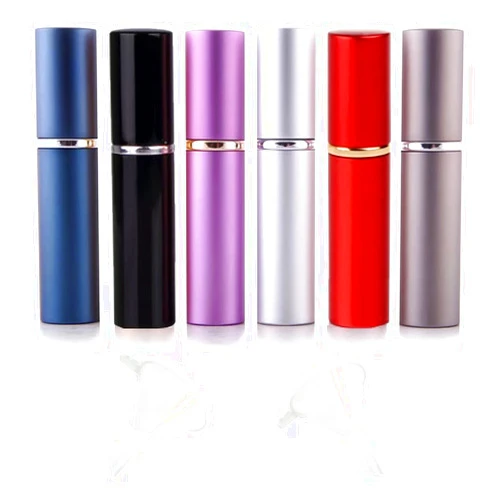 GOLF 6pcs 6ml Portable Mini Refillable Perfume Scent Aftershave Atomizer Empty Spray Bottle with 2 Funnel Filler for Travel Purse
