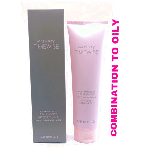 Mary Kay Timewise Age Minimize 3D 4-in-1 Cleanser Combination to Oily Skin (4.5 oz) (088998)