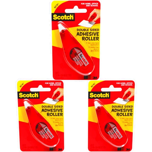 3M Bulk Buy 6061 Scotch Double Sided Adhesive Roller .27 in. x 8.7 yd. (6)