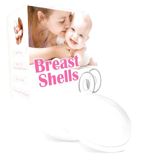 YIYEE Breast Shells Milk Saver for Breastfeeding, 2 Pack BPA Free Breast Shield Nursing Cups Protect Sore Nipples Breast Milk Collection Shells