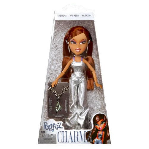 Bratz Charmz Yasmin Fashion Doll with Collectible Charm Bracelet