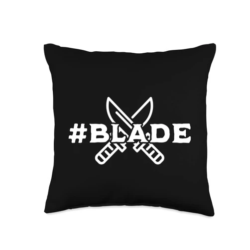 Visit The Blacksmith # Blade-Funny Blacksmith Throw Pillow, 16x16, Multicolor