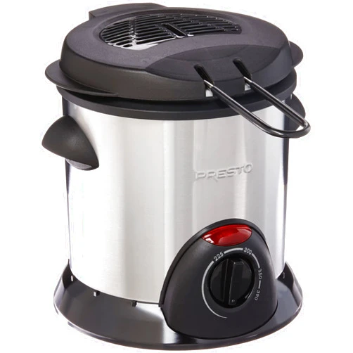 Presto 05470 Stainless Steel Electric Deep Fryer, Silver