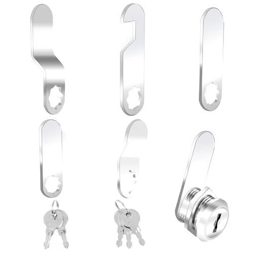 Sliverdew 1 Pack Cabinet Locks with Keys 5/8 Inch Cam Lock Keyed Alike Secure Drawer Mailbox File RV Storage Locks Tool Box Locks Replacement Set, Zinc Alloy