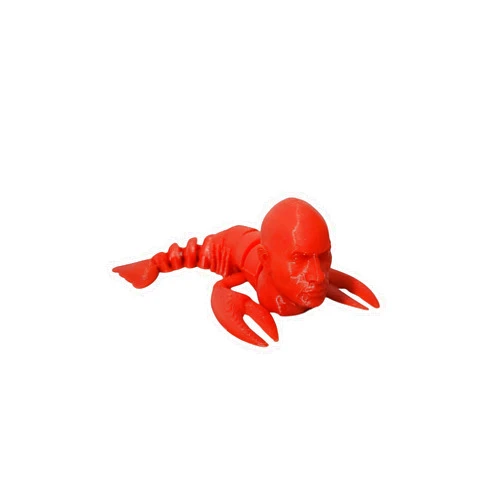 Handmade The Rock Lobster Fidget | Rockster | Articulated Lobster | Dwayne Lobster | The Rock Fidget Toy | Funny Fidget Toy | Desk Companion (4 Inch)
