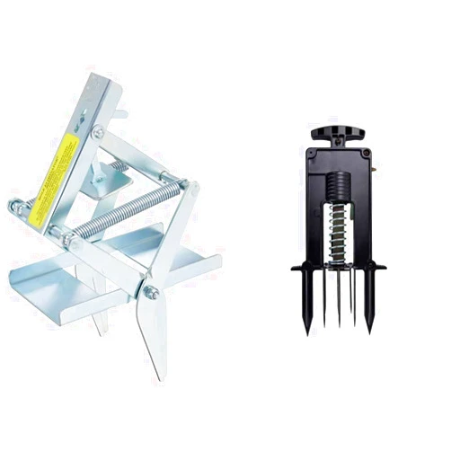 Wire Tek 1001 EasySet Mole Eliminator Trap (1) and Victor M9015 Easy-to-Set Deadset Mole Trap and Killer