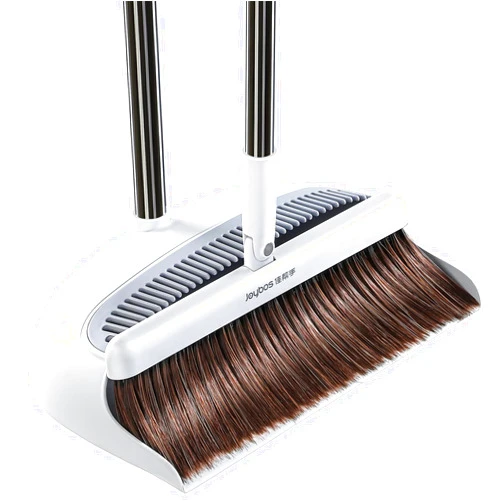 JOYBOS Broom and Dustpan Set with 51