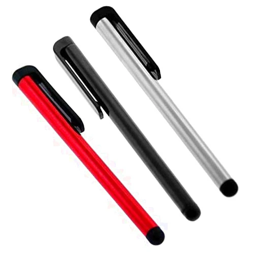 Works by Tek Styz Tek Styz Premium Stylus Works for Mercedes Sprinter 910 Media Cable Upgrade with Custom Capacitive Touch 3 Pack! (Black Silver RED)