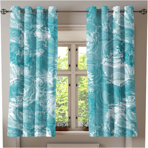 Ambesonne Flowers Vintage Grommet Curtain, Weathered Boho Jungle Scenery with Floral Swirling Motifs, Decorative 2-Panel Window Drapes for Bedroom Living Room, 50