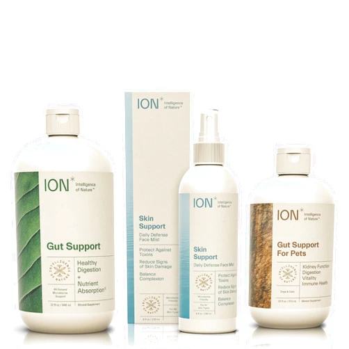 ION* Intelligence of Nature Family + Pet Wellness Bundle (Gut Support, Skin Support, and Pet Support)