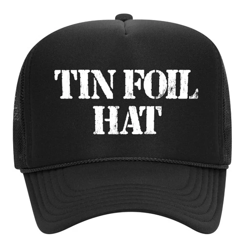 BROTHER TRUCKERS Tin Foil Hat Trucker Hat | Meme Funny Conspiracy Theory Aliens UFO Aluminum | Premium Mesh Foam Snapback Hat for Men & Women